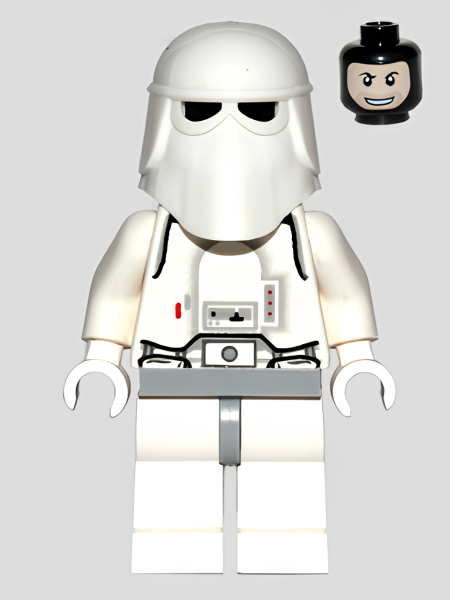 Минифигурка Lego Snowtrooper, Light Bluish Gray Hips, White Hands, Printed Head sw0428 U